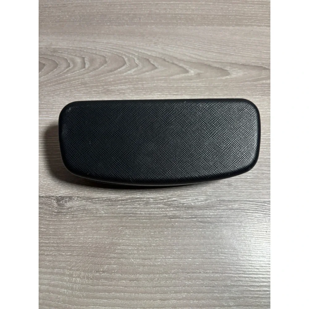 Salvatore Ferragamo Black Saffiano Eyeglass Case Hard Shell Sunglasses